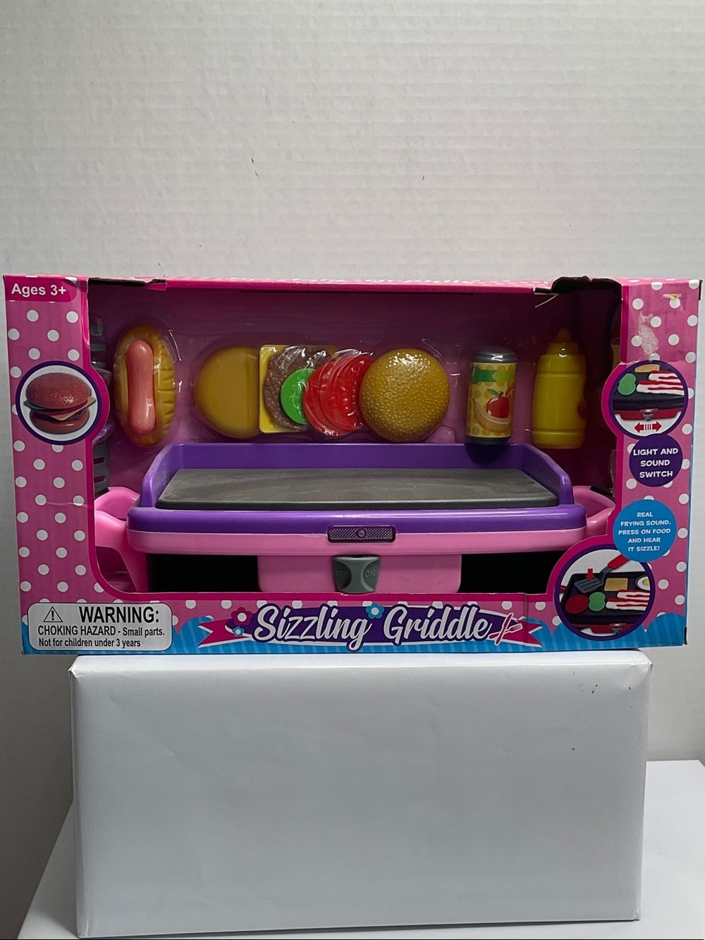 Sizzling Griddle Kids Playset - Pink and Purple Pretend Cooking Set
